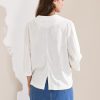 Women's Linen Blazer 2025 Summer Lightweight 3/4 Sleeves Casual Office Work One Button Notched Lapel Suit Jacket