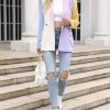 71yFcbjGZL.jpg Womens Casual Blazer Button Lapel Long Sleeve Work Business Fashion Blazers Jackets Outfits with Pockets
