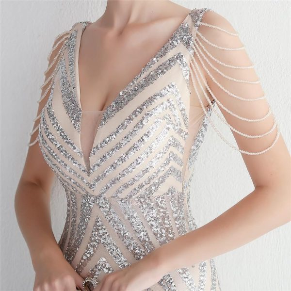 Womens Elegant Banquet Evening Gown Fashionable Slim Formal Party Maxi Dresses