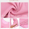 Women's Ruffle 3/4 Sleeve Elegant Dressy Blouses Crew Neck Double Layers Mesh Tunic Tops